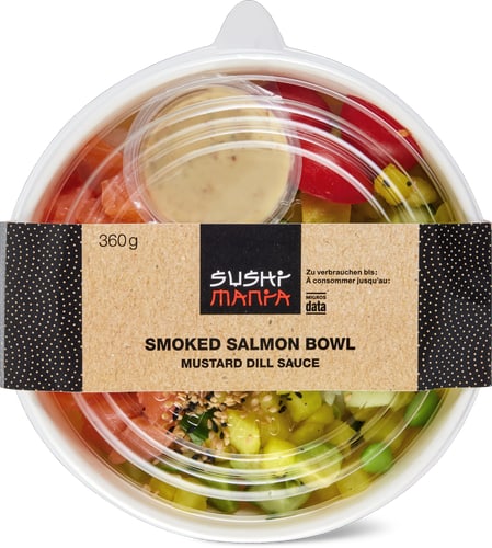 Smoked Salmon Bowl Mustard Dill Sauce