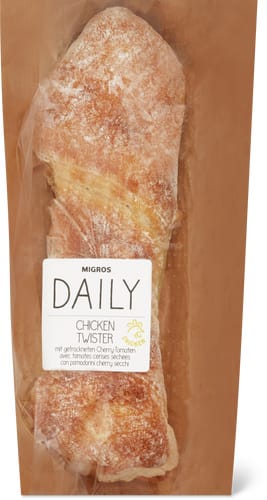 Daily Chicken Twister Sandwich With Dried Cherry Tomatoes