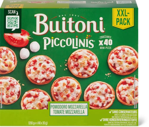 Piccolinis Mini Pizzas Tomato & Mozzarella