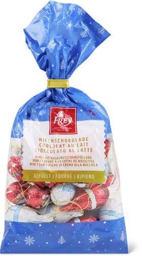 Frey Baumschmuck Milchschokolade gefüllt mit Haselnusscremefüllung