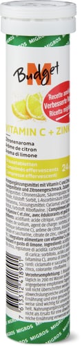 Effervescent Vitamin C & Zinc Tablets