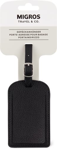Travel & Co. Luggage Tag (Farbe: black, Grösse: one Size)