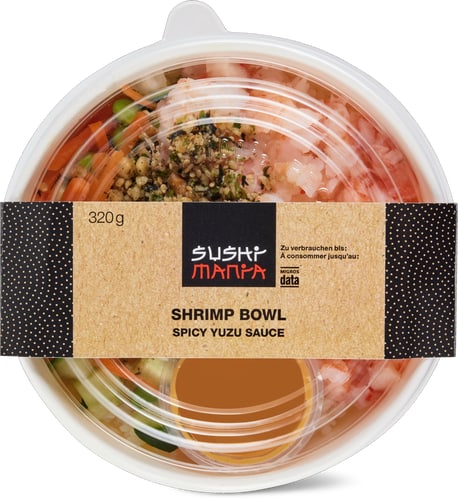 Shrimp Poke Bowl Spicy Yuzu Sauce