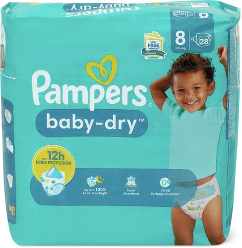 Nappies Size 8, 17+ kg