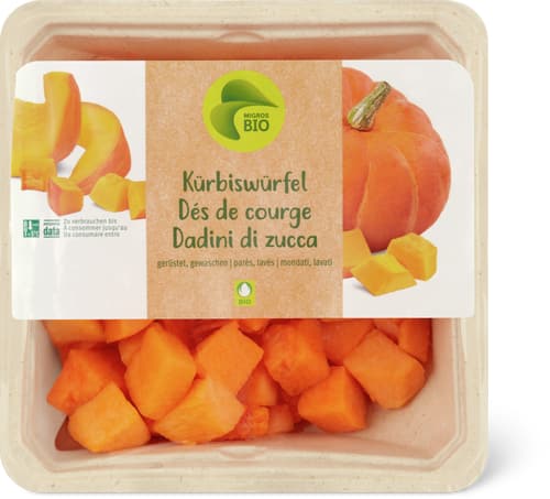 Bio Pumpkin Diced, Raw