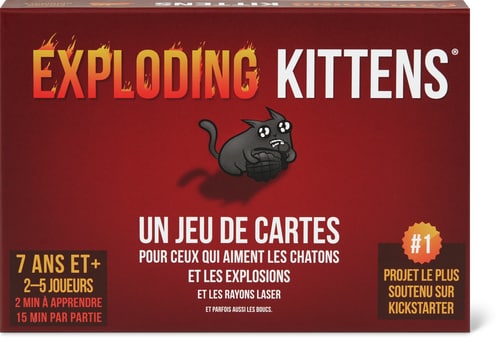 Exploding Kittens French (Farbe: neutral, Sprache: French)