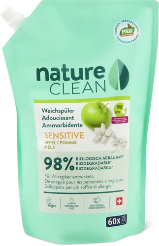 aha! Fabric Softener Refill Pouch Sensitive, Apple