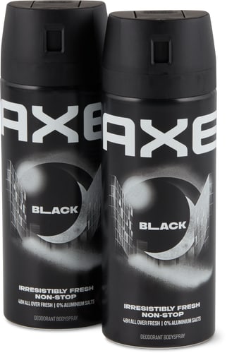Black Deodorant Body Spray  48-Hour, 0% Aluminium Salts