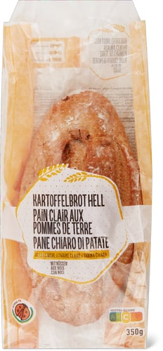 IP-SUISSE Potato Bread With Nuts, Light-Coloured Flour