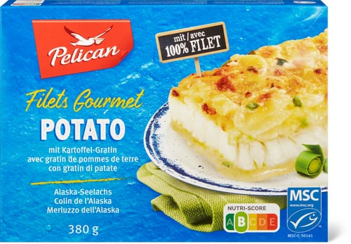 Filets Gourmet MSC Potato with potato gratin