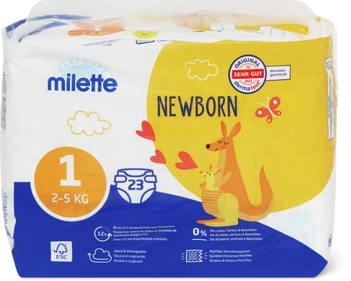 Nappies Size 1, 2-5kg