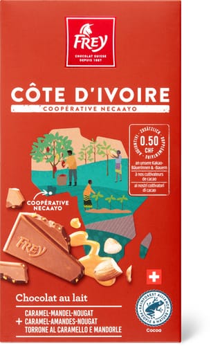 Chocolat au Lait Caramel-Amandes-Nougat