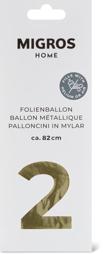 Foil balloon no. 2 (Art: ZAHL 2)