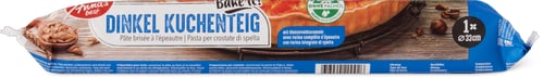 Dinkel Kuchenteig ausgew.