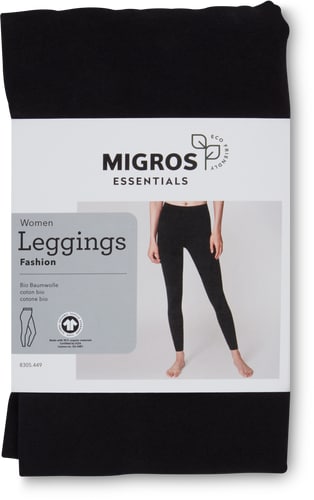 Ladies Leggings Cotton (Farbe: black, Grösse: XL)