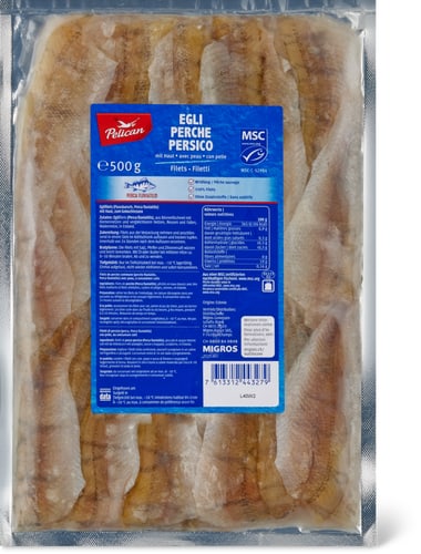 MSC Perch fillets with skin