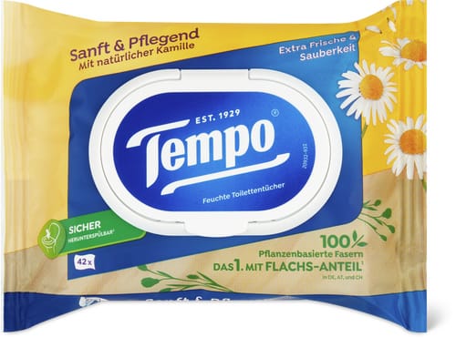 Gentle & caring wet wipes Camomile