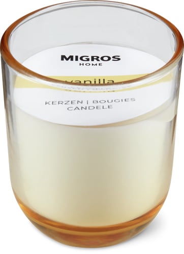 Candela profumata 22 h, vaniglia (Gusto: WEISS)