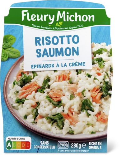 Salmon and Spinach Risotto