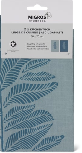 Asciugapiatti pianta blu