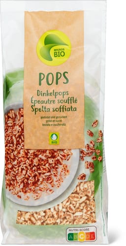 Bio Spelt pops roasted & sweetened