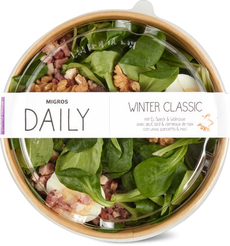 Salat Nüssler Speck