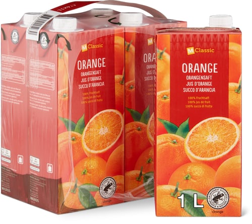 Orange juice 100% fruit juice