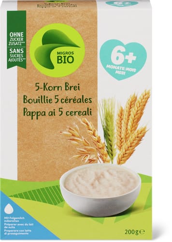 Bio Pappa ai 5 cereali da 6 mesi