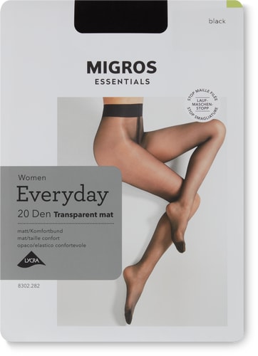 Collant da donna Transparent mat 20 Den (Taglie: S, Colore: nero)