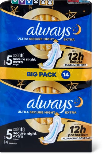 Ultra Night pads Size 5