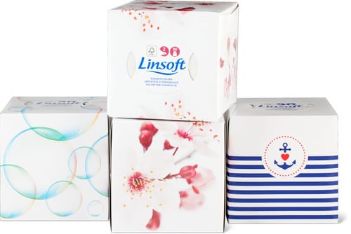 Cosmetic Wipes Cubes 2-Ply, 4-Pack