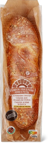 Steinofen IP-SUISSE Pumpkin Seed Twister Light-Coloured Flour