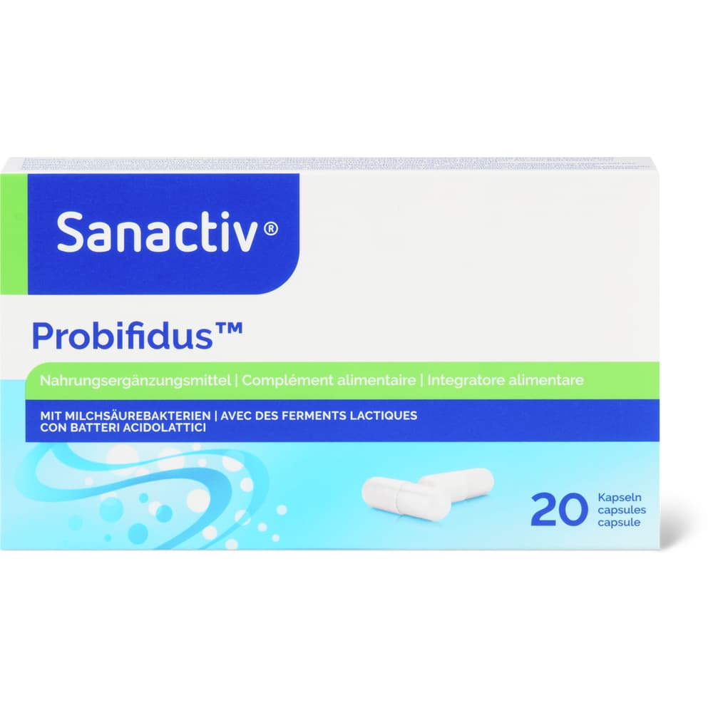 Sanactiv Medical Probifidus Nahrungsergänzungsmittel mit Milchsäurebakterien