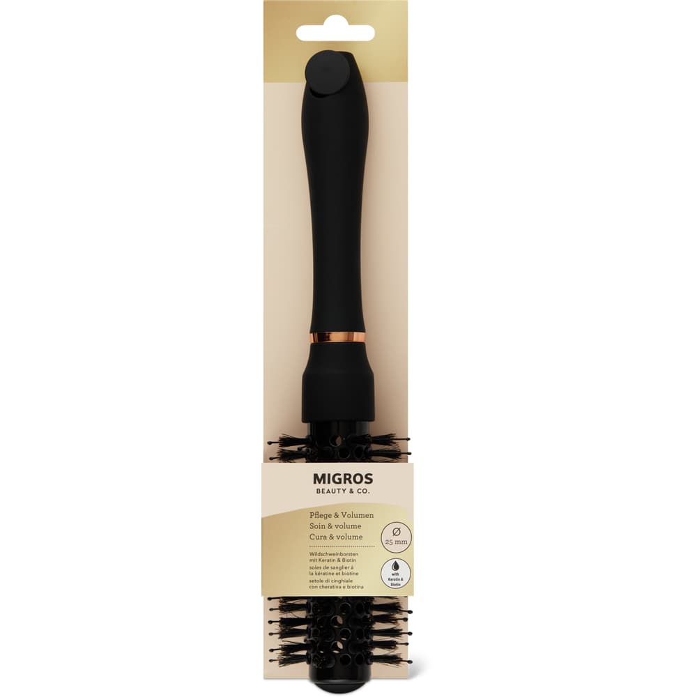 Migros Beauty & Co. Rundbürste Keratin 25mm