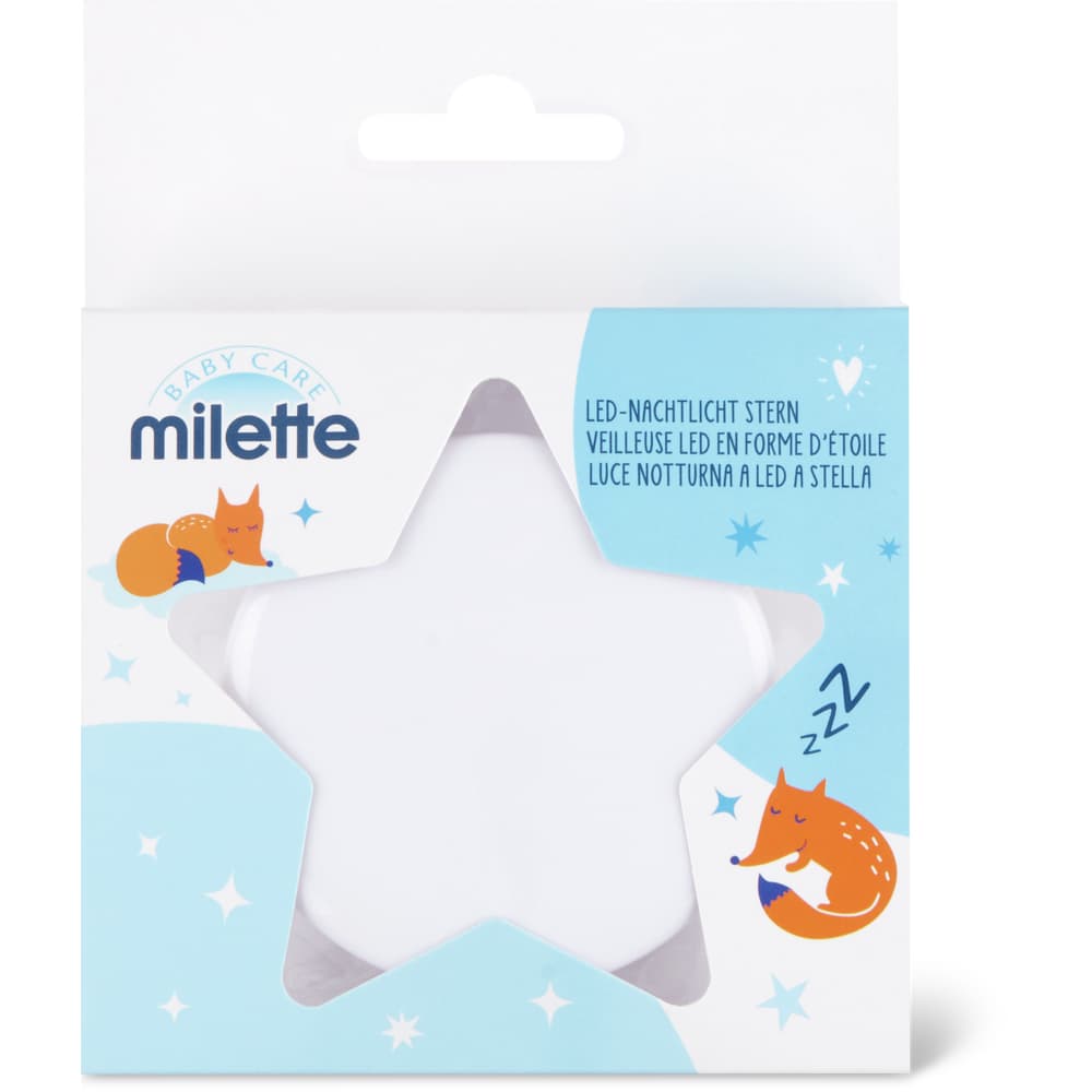 Milette Baby Care LED-Nachtlicht Stern