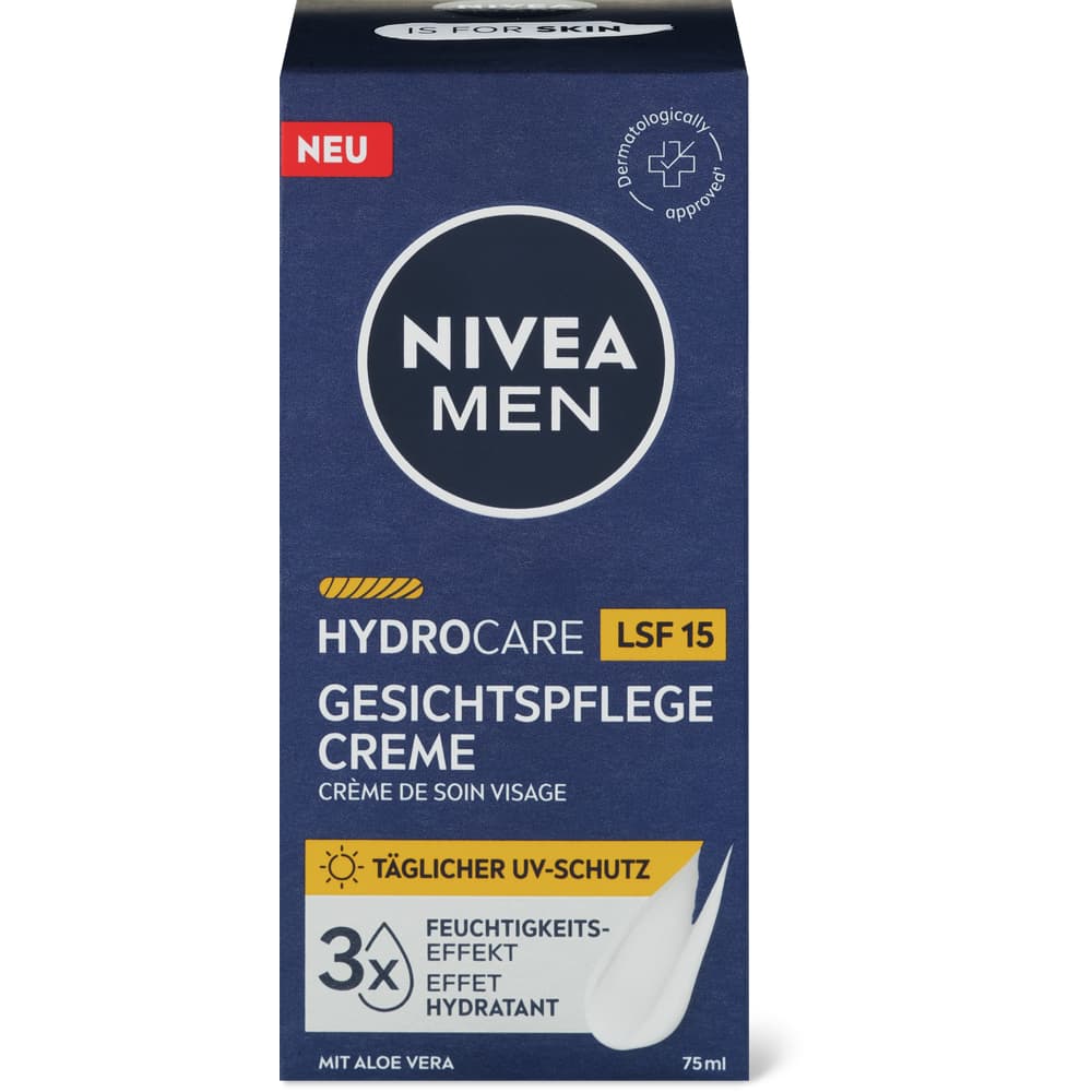 Nivea Men Sensitive Feuchtigkeitsflege Creme LSF 15