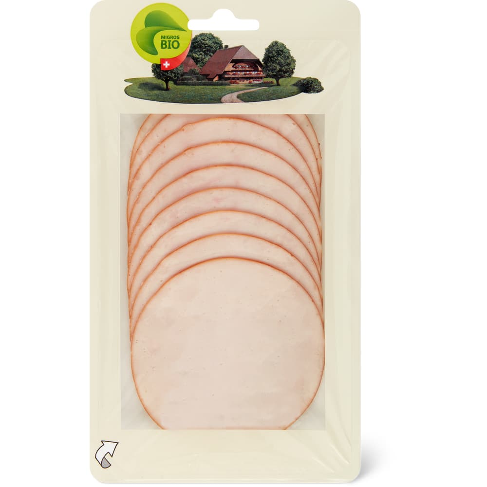 Migros Bio Pouletbrustaufschnitt Geräuchert