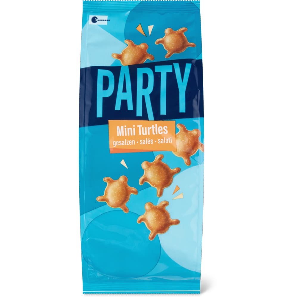 Party Knuspriges Salzgebäck Turtles Mini Snacks