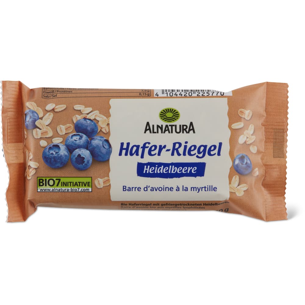 Alnatura Hafer Riegel Heidelbeere