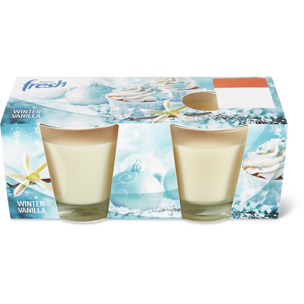 Migros Fresh Duftkerze Winter Vanilla, 2x130g