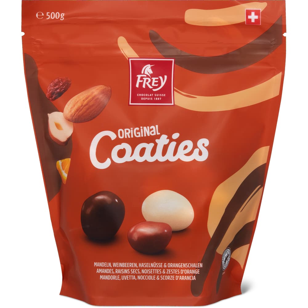 Frey Coaties Original Mandeln, Weinbeeren, Haselnüsse & Orangenschalen