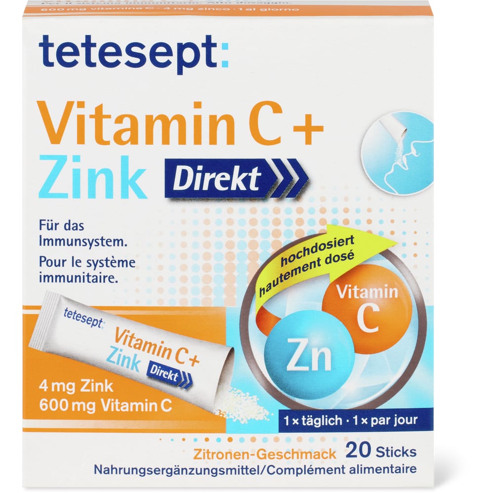 Tetesept Vitamin C & Zink Sticks