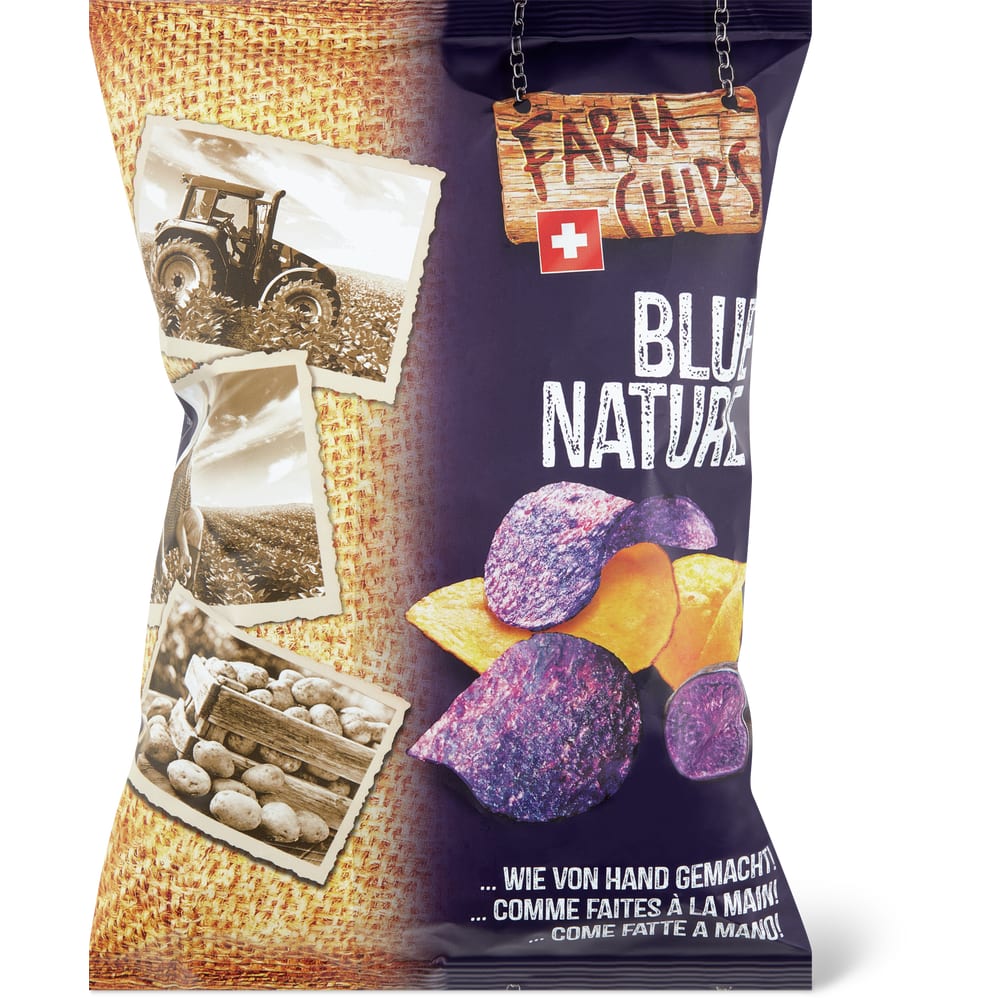 Farm Chips Chips Blue Nature