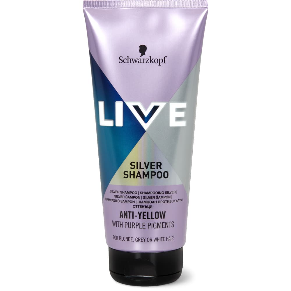 Schwarzkopf LIVE Silver Shampoo blondes, graues & weisses Haar