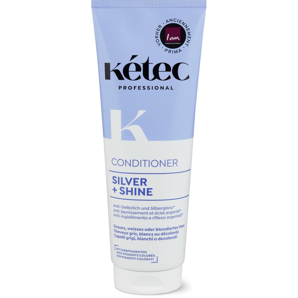 Kétec Silver & Shine Conditioner graues, weisses oder blondiertes Haar