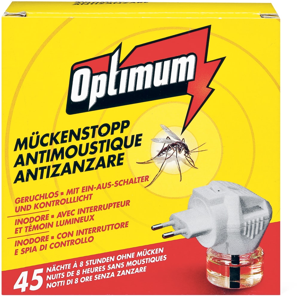 Optimum Mückenstopp Geruchlos - Mit ein-aus-schalter und Kontrollicht