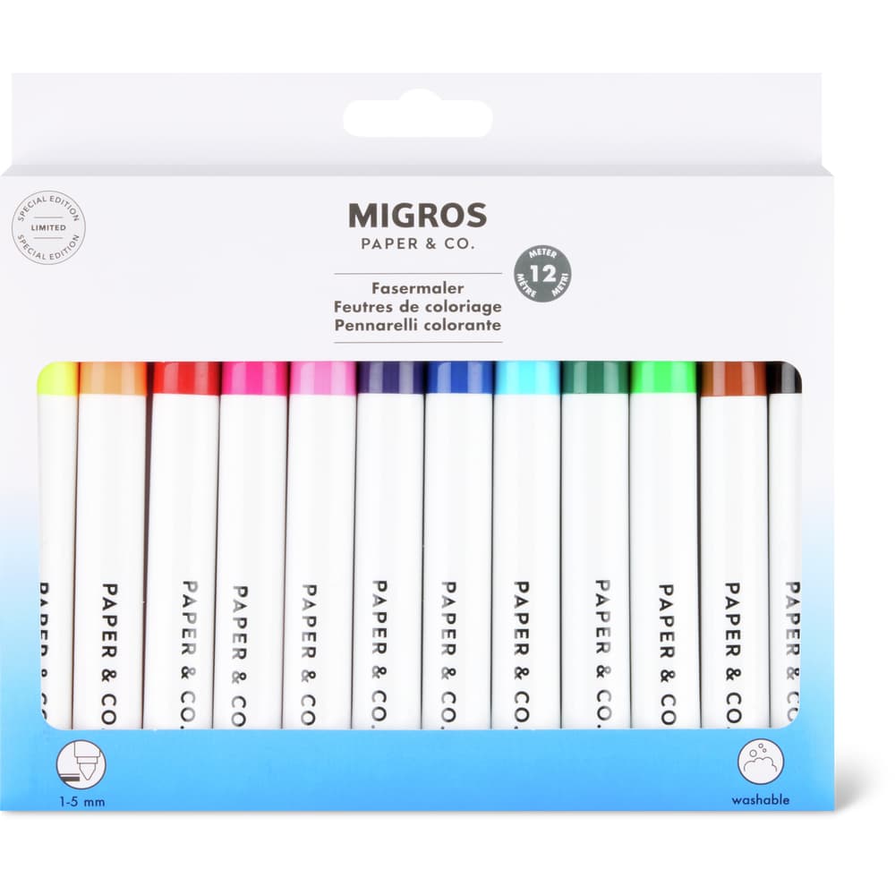 Migros Paper & Co. Fasermaler Sweets
