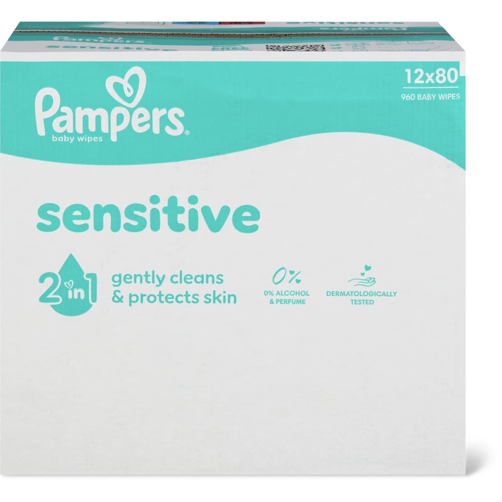 Pampers Feuchttücher Sensitiv 12X80Stk
