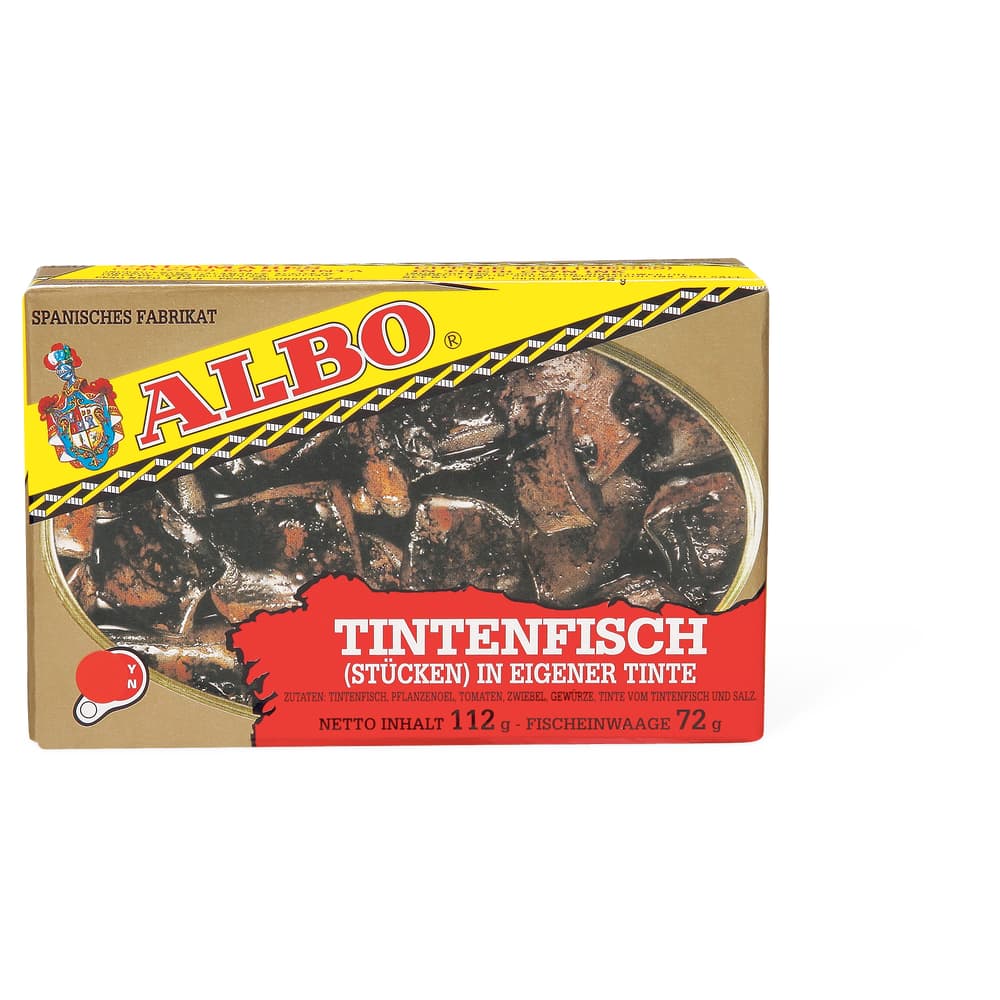 Albo Tintenfisch Stückchen in eigener Tinte
