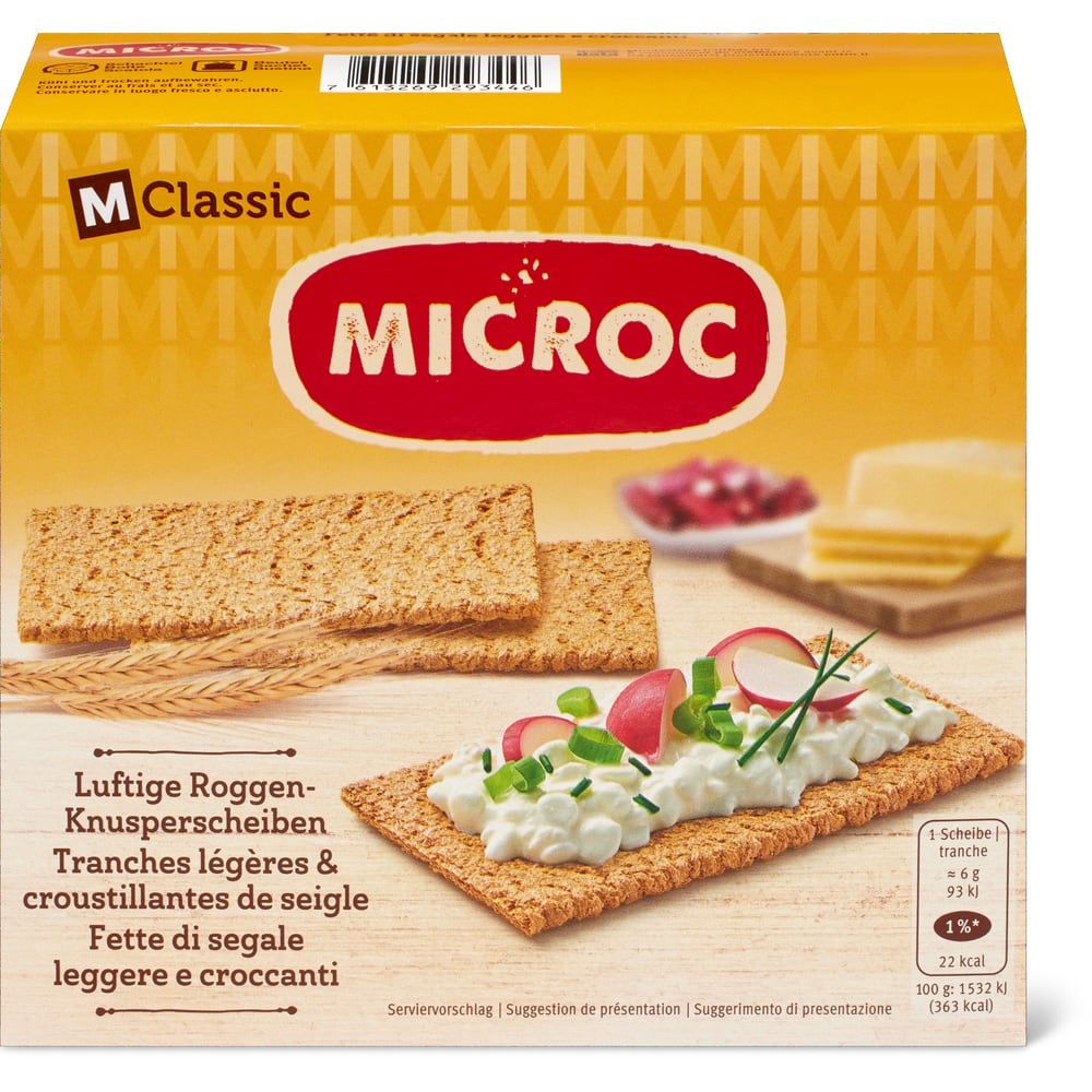 M-Classic Microc Roggen Knusperscheibe